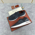 Grey Knit Tonal Runner - Men's