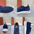 Grey Knit Tonal Runner - Men's