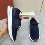 Grey Knit Contrast Sole Runner - Men's