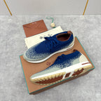 Grey Knit Tonal Sock Runner - Men's