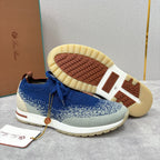 Grey Knit Tonal Sock Runner - Men's