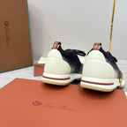Grey Knit Tonal Sock Runner - Men's