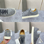 Beige Wildleder Cupsole Low-Top - Herren