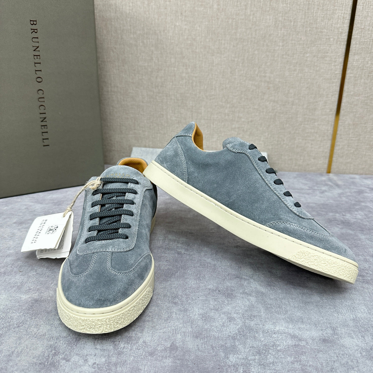 Blue Suede Cupsole Low-Top - Herren