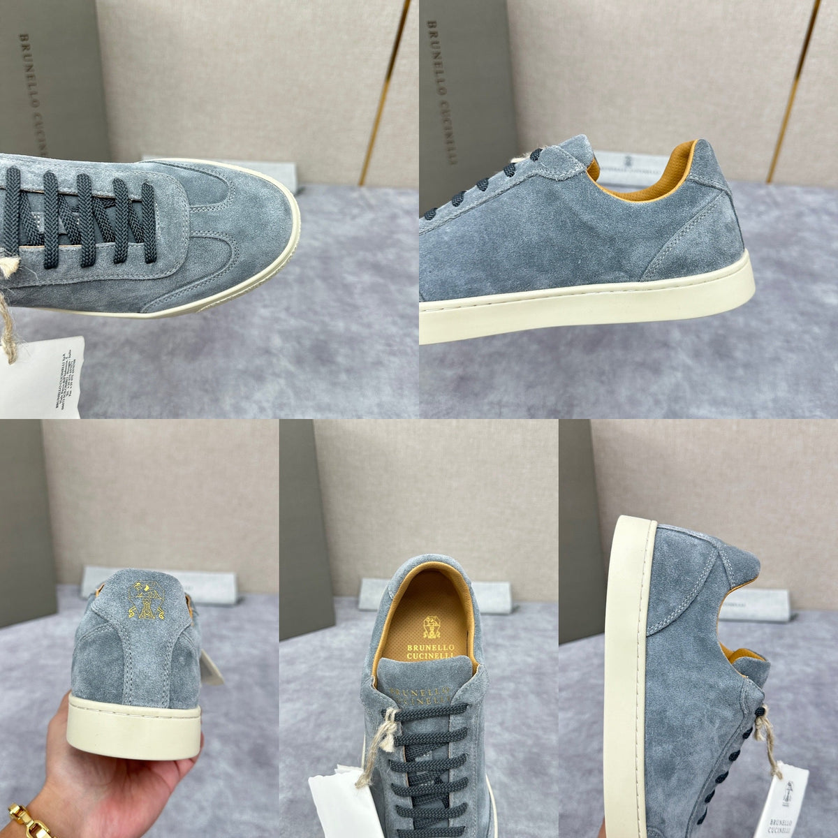Blue Suede Cupsole Low-Top - Herren