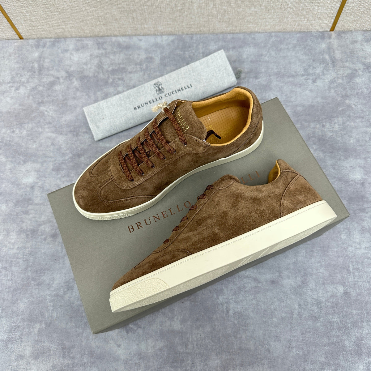 Blue Suede Cupsole Low-Top - Herren