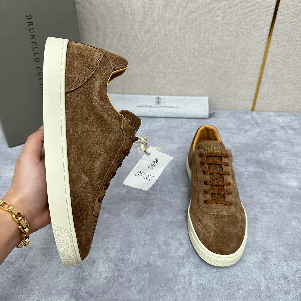 Blue Suede Cupsole Low-Top - Herren