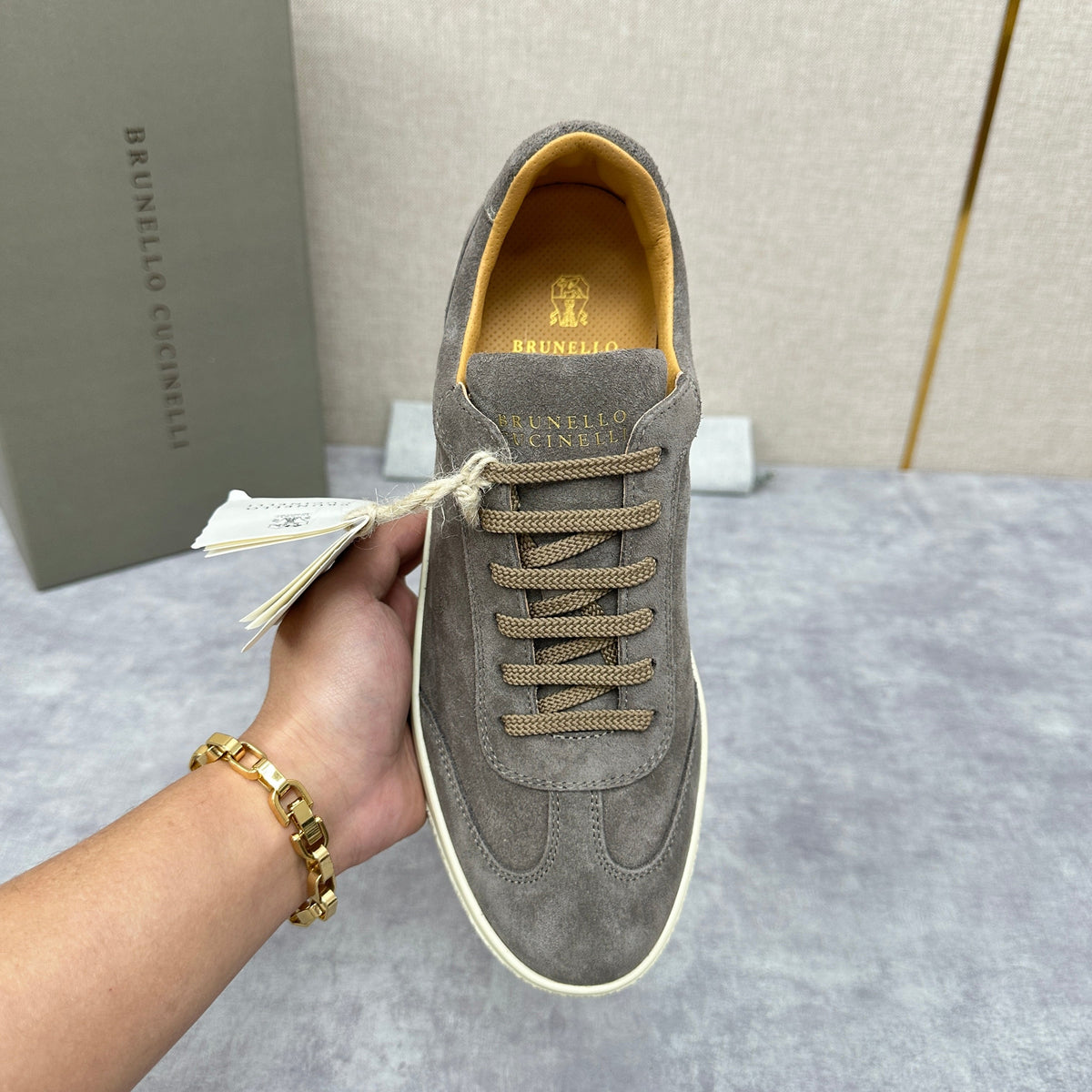 Blue Suede Cupsole Low-Top - Herren