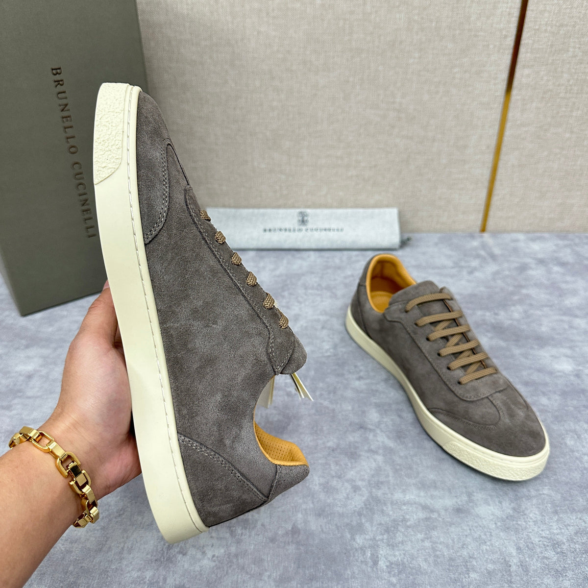 Blue Suede Cupsole Low-Top - Herren