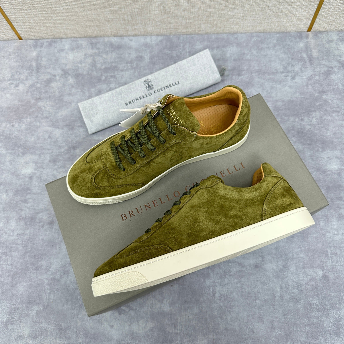 Blue Suede Cupsole Low-Top - Herren