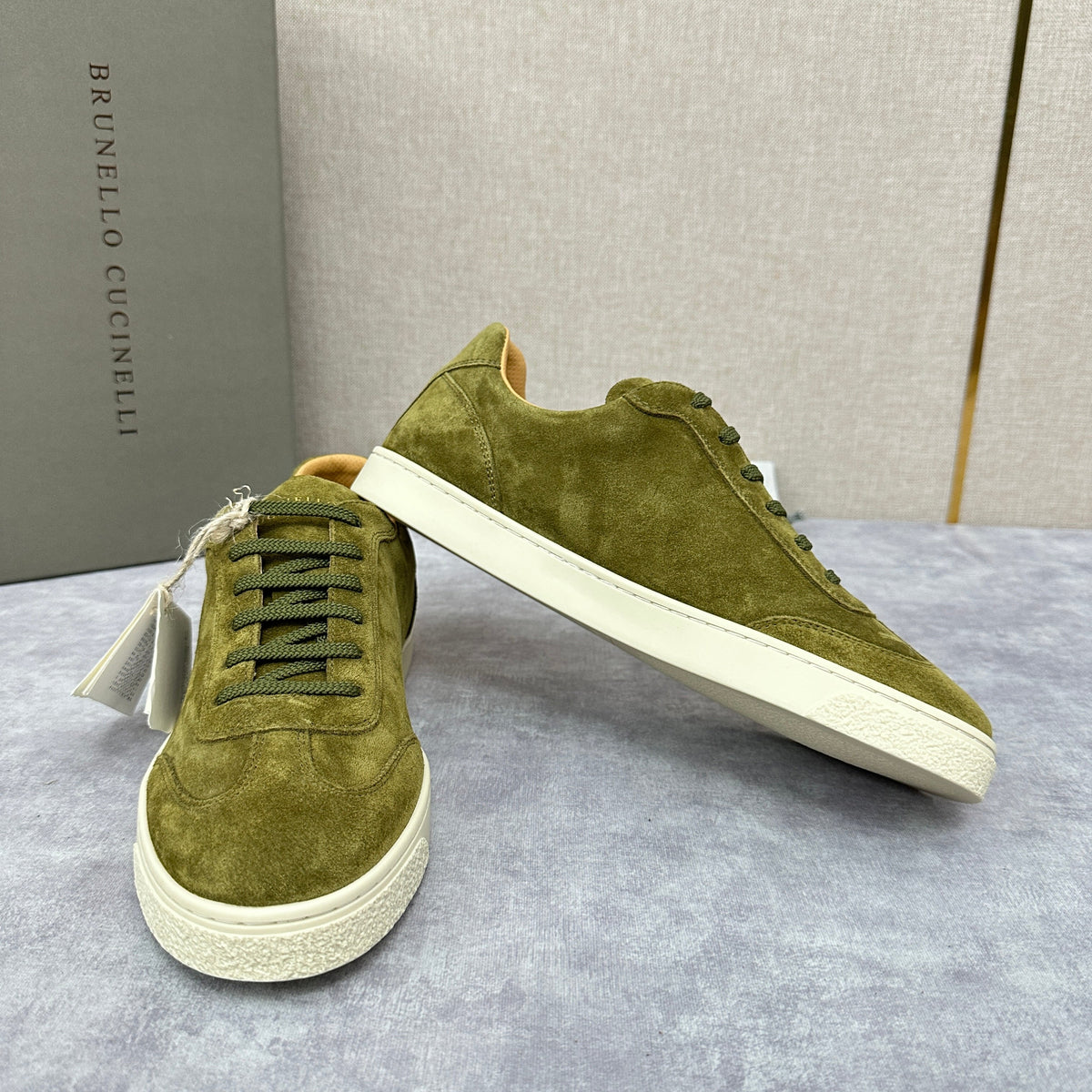 Blue Suede Cupsole Low-Top - Herren