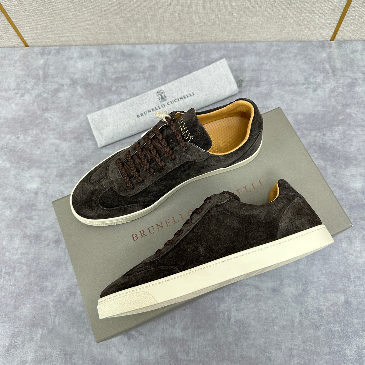 Blue Suede Cupsole Low-Top - Herren