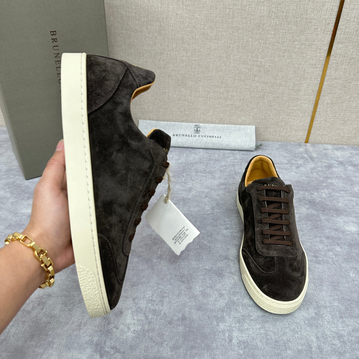 Blue Suede Cupsole Low-Top - Herren