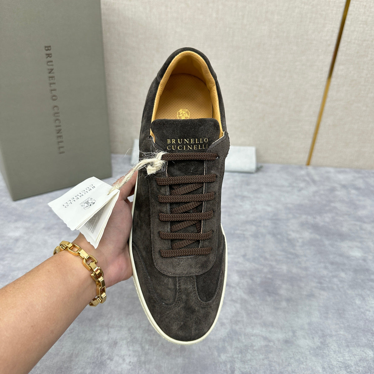 Blue Suede Cupsole Low-Top - Herren