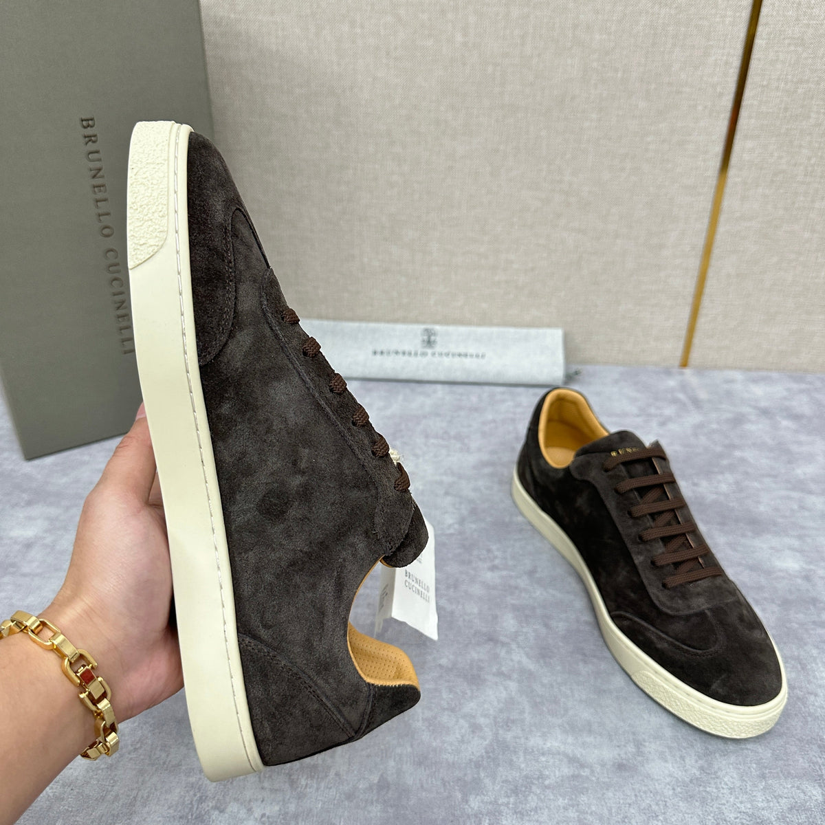Blue Suede Cupsole Low-Top - Herren