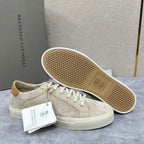 Grauer Wildleder Cupsole Low-Top - Herren