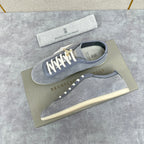 Niedrige Sneaker mit Cupsohle aus Wildleder – Herren