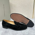 Grauer Wildleder-Quastenloafer – Herren