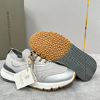 Cream Knit Lug-Sole Runner - Men's