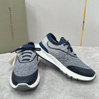 Cream Knit Lug-Sole Runner - Men's
