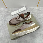 Cream Knit Lug-Sole Runner - Men's