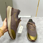 Cream Knit Lug-Sole Runner - Men's