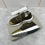 Cream Knit Lug-Sole Runner - Men's