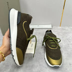 Cream Knit Lug-Sole Runner - Men's