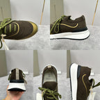 Cream Knit Lug-Sole Runner - Men's