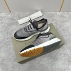 Grey Wool Lug-Sole Runner - Men's