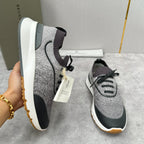 Grey Wool Lug-Sole Runner - Men's