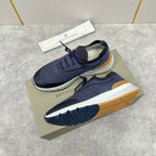 Grey Wool Lug-Sole Runner - Men's
