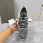 Grey Wool Lug-Sole Runner - Men's