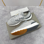 Grey Wool Lug-Sole Runner - Men's