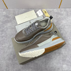 Grauer Nylon-Lug-Sole-Runner – Herren