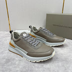 Grauer Nylon-Lug-Sole-Runner – Herren