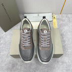 Grey Nylon Lug-Sole Runner - Men's