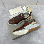 Grey Nylon Lug-Sole Runner - Men's