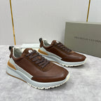 Grey Nylon Lug-Sole Runner - Men's