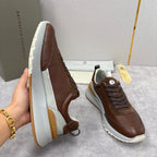 Grey Nylon Lug-Sole Runner - Men's