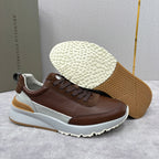Grey Nylon Lug-Sole Runner - Men's