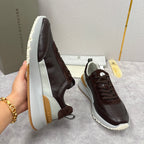 Grauer Nylon-Lug-Sole-Runner – Herren