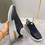 Grey Nylon Lug-Sole Runner - Men's