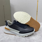 Grey Nylon Lug-Sole Runner - Men's
