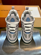 Grey Mesh Print Runner - Men's