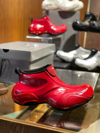 Red Patent Chunky Sole Chelsea Boot - Men's