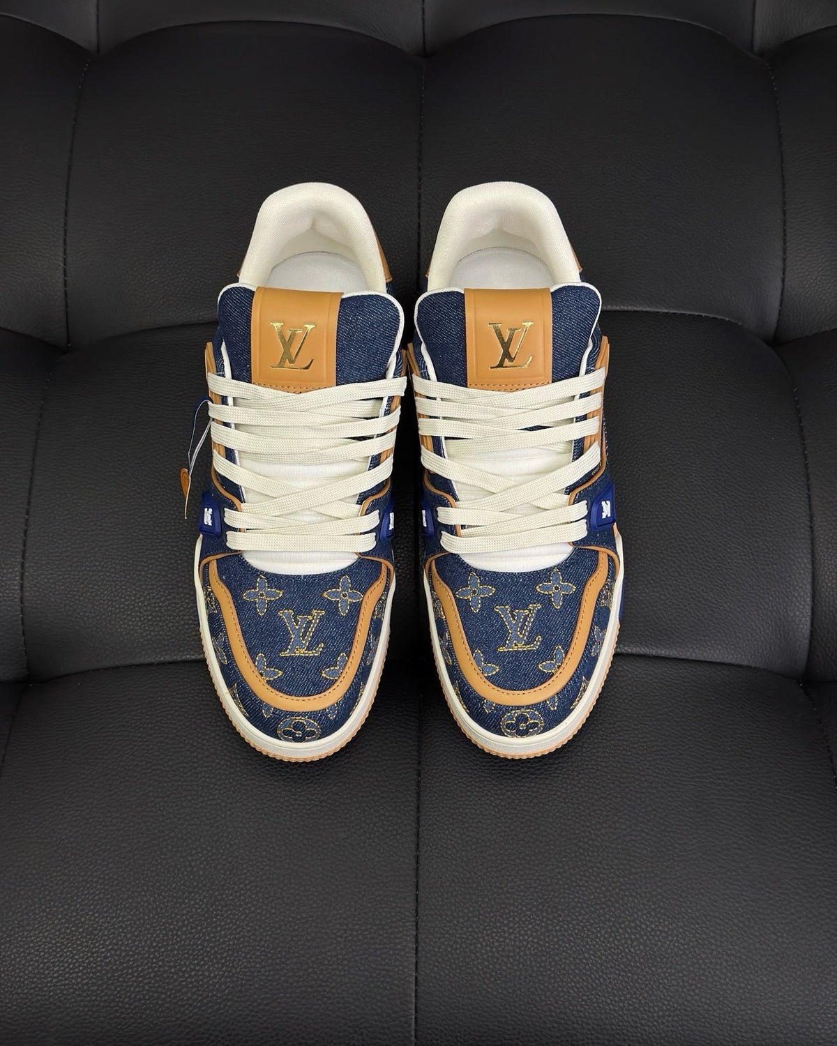 Blue Denim Monogram Chunky - Men's