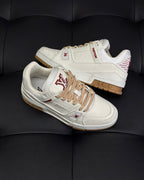 White Leather Logo Chunky - Men's