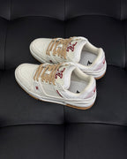 White Leather Logo Chunky - Men's