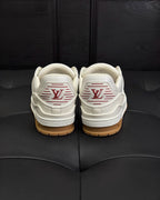 White Leather Logo Chunky - Men's